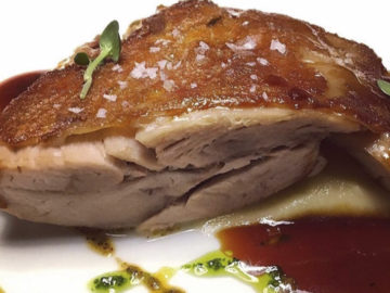 Garrinet rostit amb poma